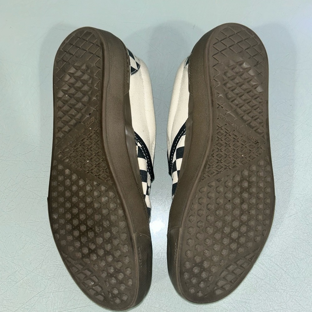 Vans Checkerboard BMX Slip-On Shoe - Black/Dark Gum Size 8 - Picture 4 of 6